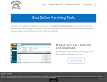 Tablet Screenshot of bestonlinemarketingtools.net